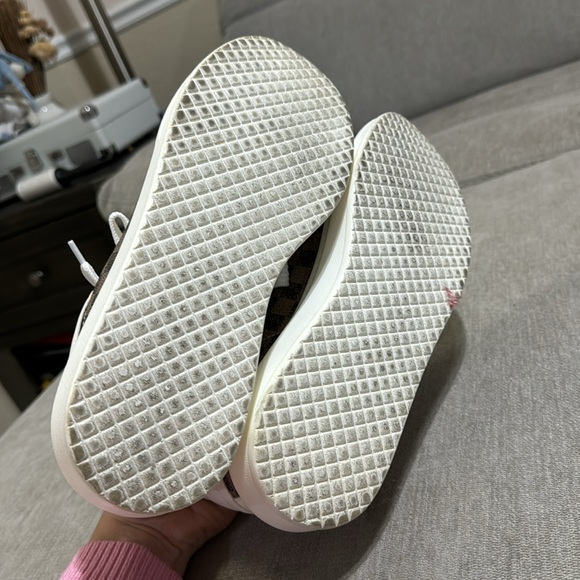 Brown Steve Madden Block Print Platform Sneakers - Picture 7 of 10